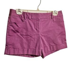 Women's EXPRESS Editor Shorts In Purple Size 4
